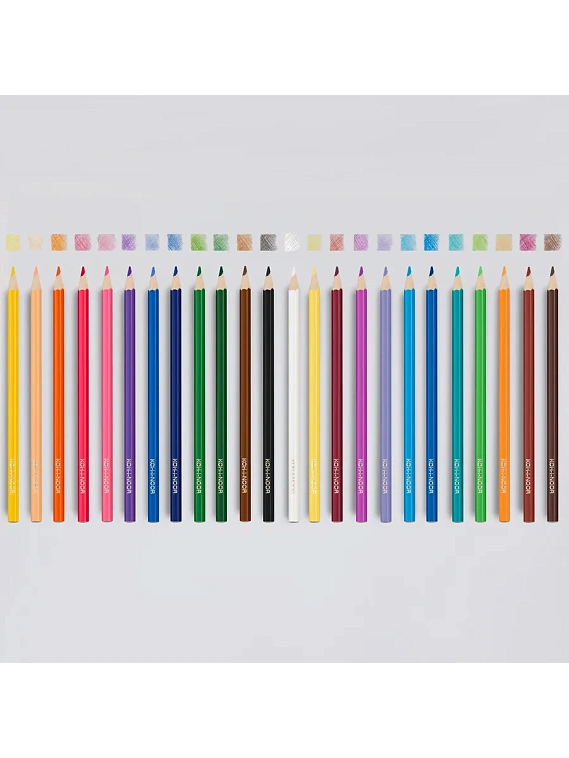 Набор карандашей цветные Koh-I-Noor "RED LION", 24 цв, картон.упак. с подвесом 606x758